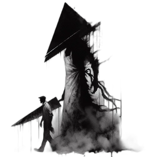 hat, umbrella, creature, staff transparent PNG cut-out