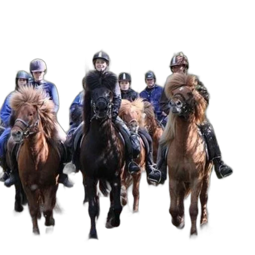 concept art, group, people, riding transparent PNG cut-out