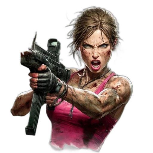 weapon, concept art, comic book art, cyberpunk transparent PNG cut-out