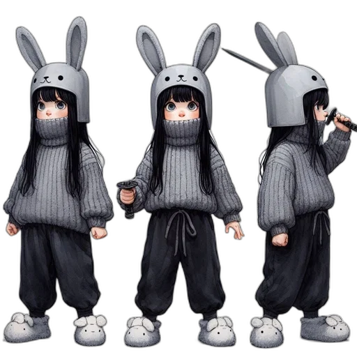 concept art, 3d render, monochrome, illustrated transparent PNG cut-out