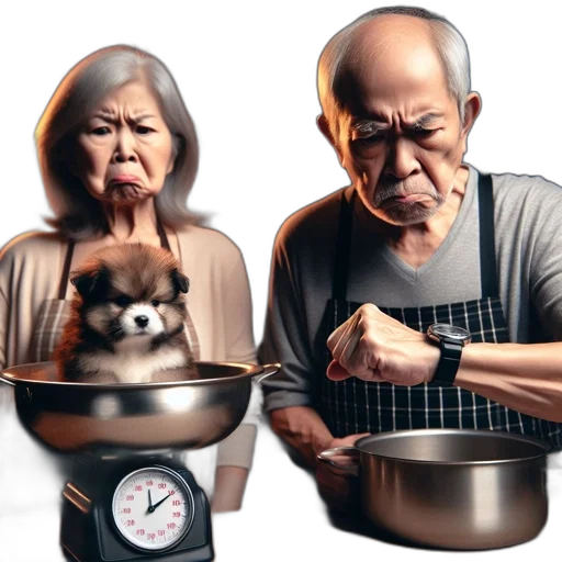 photorealistic, concept art, two, elderly transparent PNG cut-out