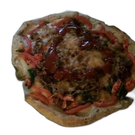 food, crown, photorealistic, pizza transparent PNG cut-out