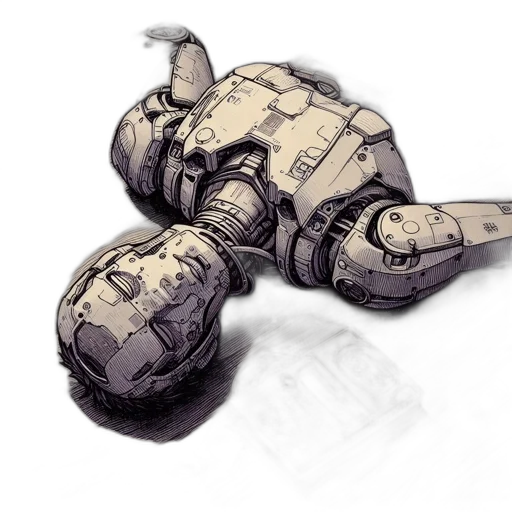 robot, weapon, shoes, creature transparent PNG cut-out