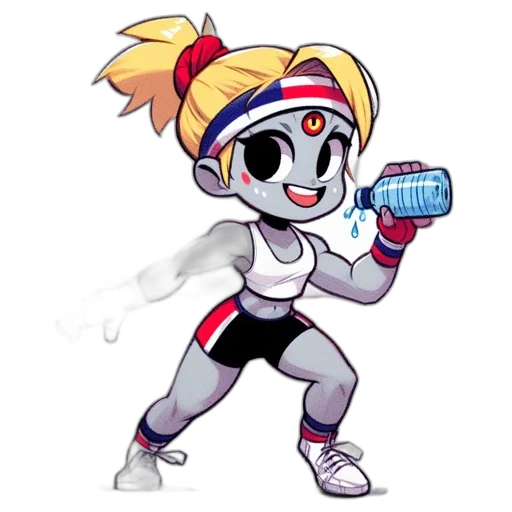 robot, weapon, staff, pixel art transparent PNG cut-out