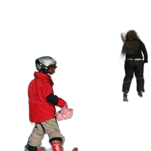 jacket, shoes, staff, robot transparent PNG cut-out