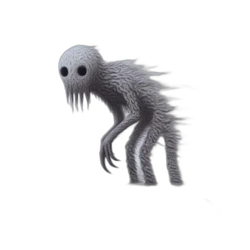 creature, animal, hair, robot transparent PNG cut-out