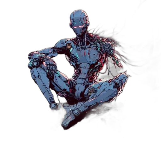 robot, creature, cyberpunk, concept art transparent PNG cut-out