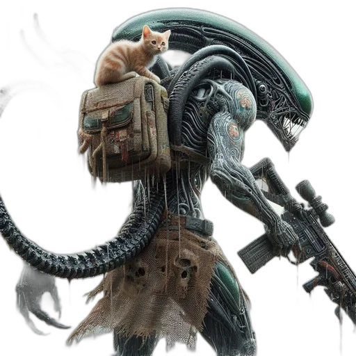 robot, creature, concept art, fantasy art transparent PNG cut-out