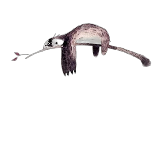 creature, animal, hair, staff transparent PNG cut-out