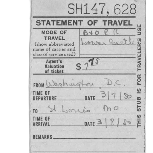 staff, vintage, train, ticket transparent PNG cut-out