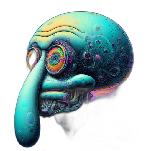 mask, face, robot, creature transparent PNG cut-out