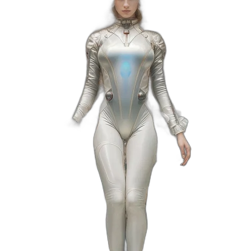 robot, dress, concept art, 3d render transparent PNG cut-out
