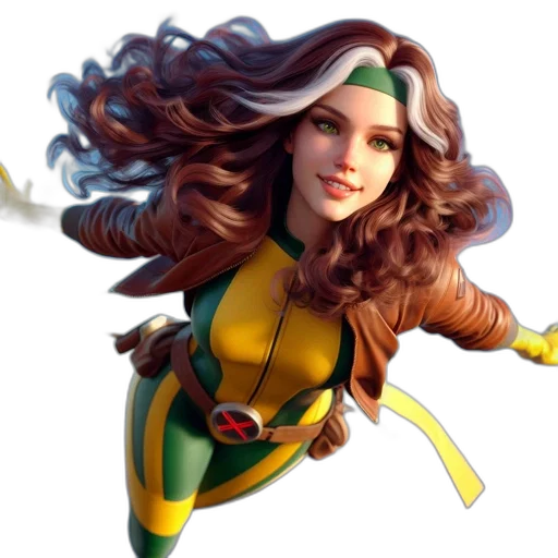 comic book art, concept art, 3d render, fantasy art transparent PNG cut-out