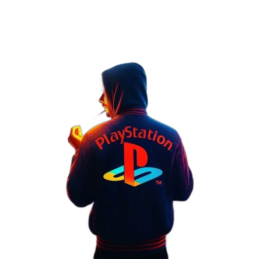 jacket, weapon, staff, 3d render transparent PNG cut-out