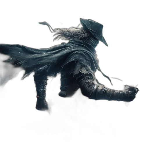dragon, sword, creature, hat transparent PNG cut-out