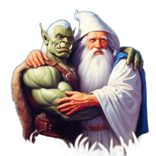 fantasy art, concept art, pixel art, comic book art transparent PNG cut-out