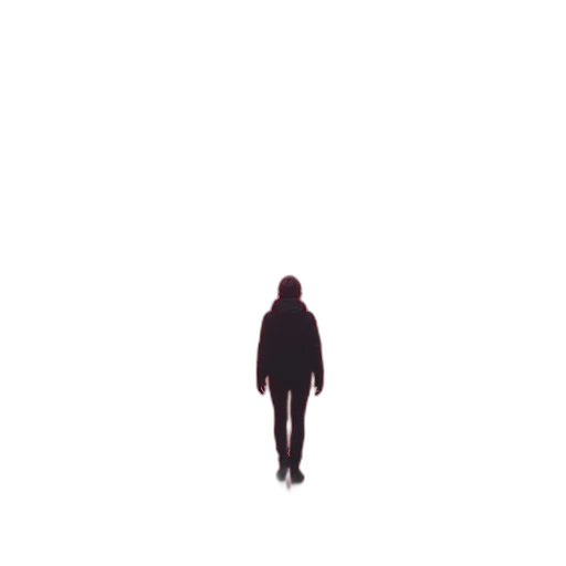 jacket, robot, creature, hair transparent PNG cut-out