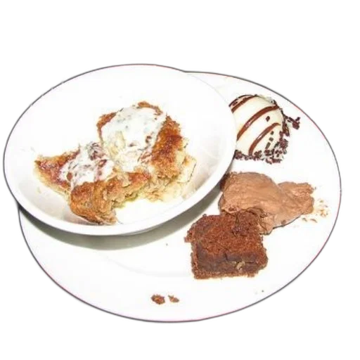 food, plate, desserts, including transparent PNG cut-out