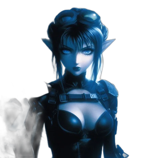 fantasy art, concept art, 3d render, pixel art transparent PNG cut-out