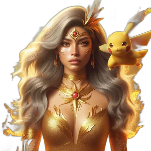 fantasy art, concept art, comic book art, pixel art transparent PNG cut-out