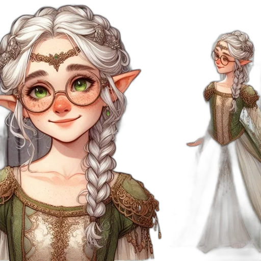 fantasy art, concept art, watercolor, pixel art transparent PNG cut-out