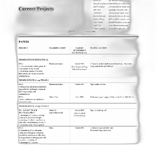 staff, document, titled, current transparent PNG cut-out