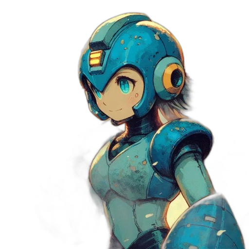 robot, weapon, dress, mask transparent PNG cut-out