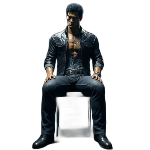 jacket, furniture, 3d render, concept art transparent PNG cut-out