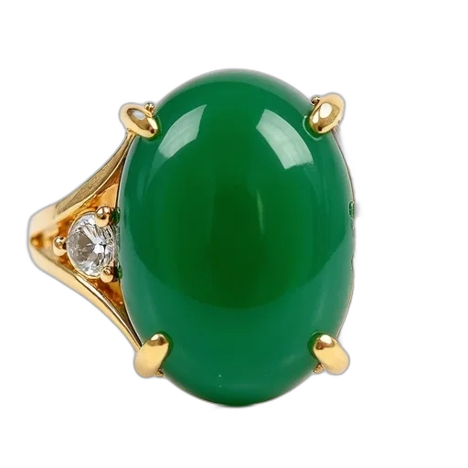 jewelry, crown, green, agate transparent PNG cut-out