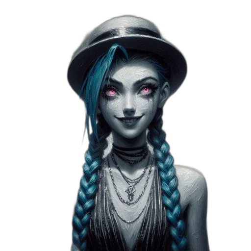 hat, face, jewelry, staff transparent PNG cut-out