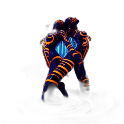 robot, creature, mask, weapon transparent PNG cut-out