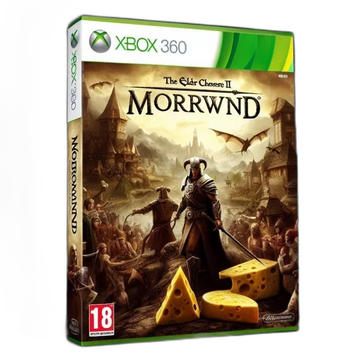 game, cover, morrowind, figure transparent PNG cut-out