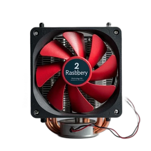 robot, 3d render, fan, cooling transparent PNG cut-out