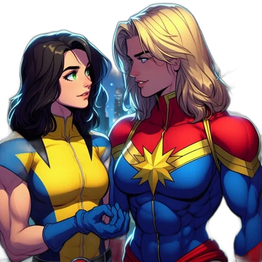 comic book art, concept art, cartoon, fantasy art transparent PNG cut-out