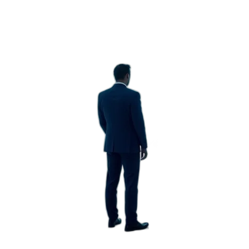 staff, jacket, robot, face transparent PNG cut-out