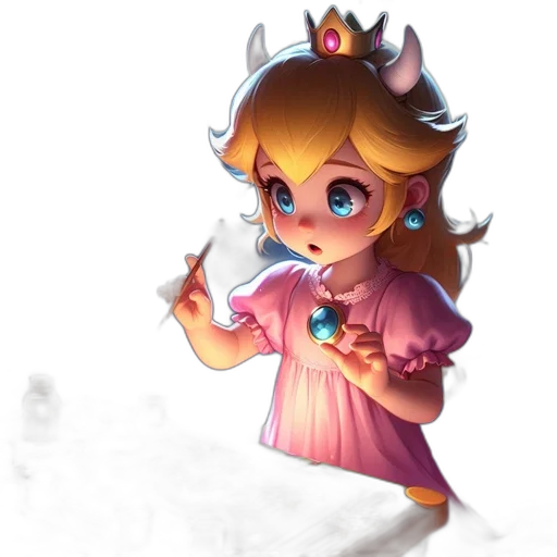 crown, dress, staff, weapon transparent PNG cut-out