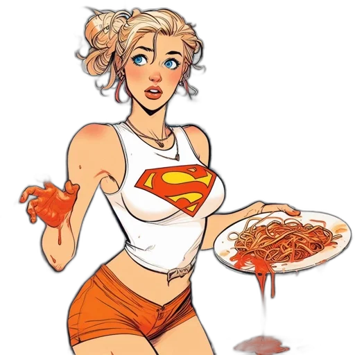 food, comic book art, concept art, cartoon transparent PNG cut-out