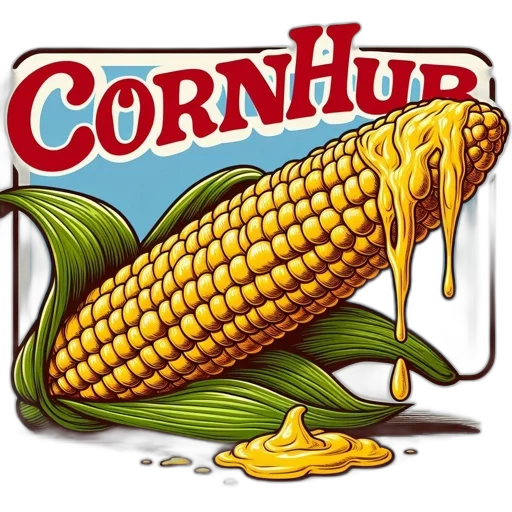 food, crown, illustrated, corn transparent PNG cut-out