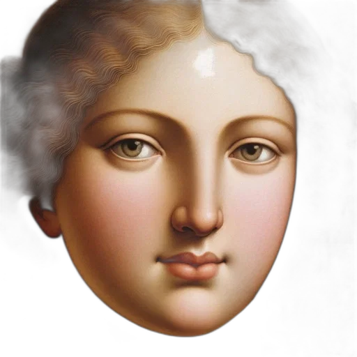 face, mask, jewelry, hair transparent PNG cut-out