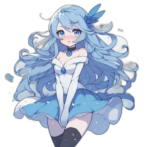 dress, staff, crown, flower transparent PNG cut-out