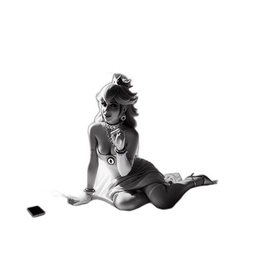 dress, hat, staff, shoes transparent PNG cut-out