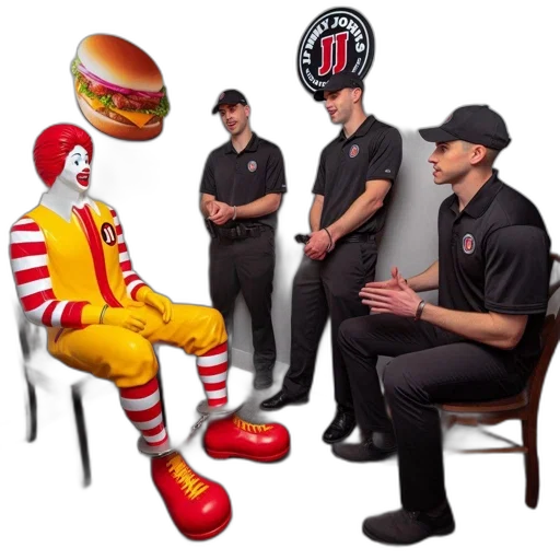 staff, food, robot, concept art transparent PNG cut-out