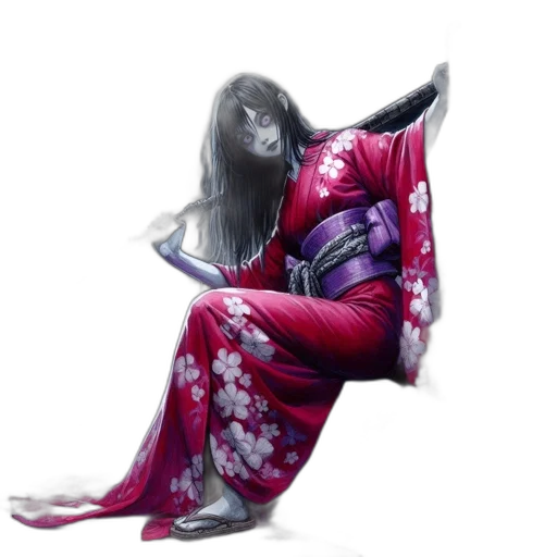 dress, flower, mask, fantasy art transparent PNG cut-out