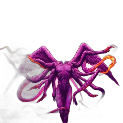 creature, dragon, flower, mask transparent PNG cut-out