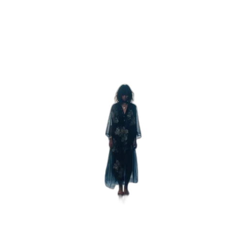 dress, jacket, umbrella, creature transparent PNG cut-out