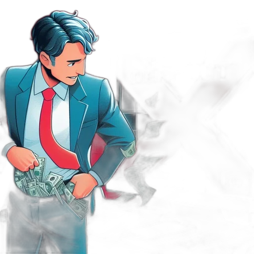 jacket, comic book art, concept art, cartoon transparent PNG cut-out