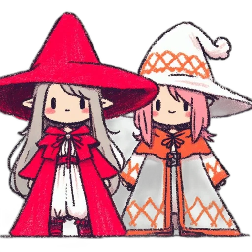 hat, staff, weapon, dress transparent PNG cut-out