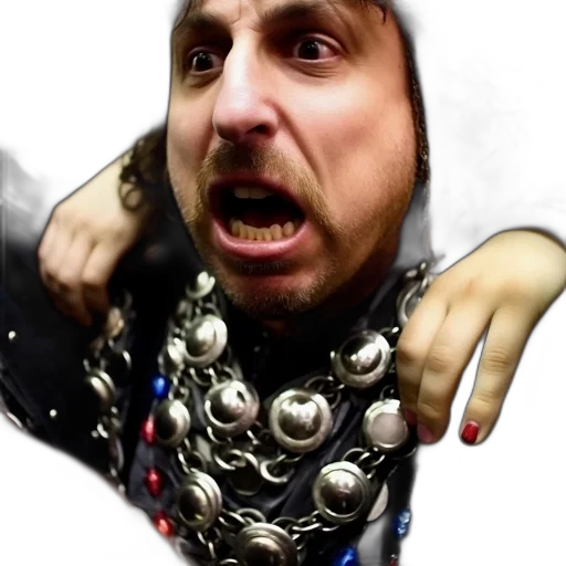 staff, creature, face, jewelry transparent PNG cut-out