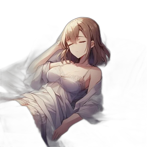 dress, mask, creature, hair transparent PNG cut-out