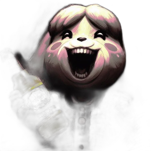 mask, creature, face, staff transparent PNG cut-out